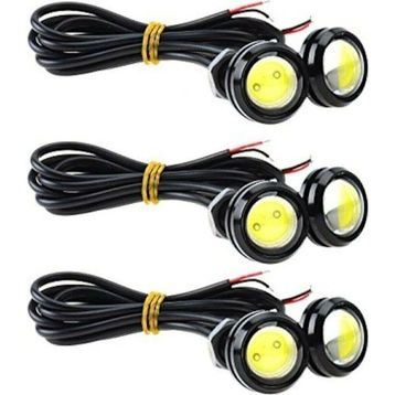 Eraks PRA-1594066-6110 Beyaz 2'li Kartal Göz Ayna Altı Led