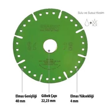 Eratool 50131 115 mm Çok Amaçlı Daire Testere