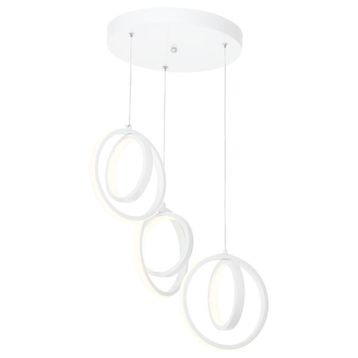 Eray Aydınlatma 1909-3 Beyaz 3 Lü Led Avize