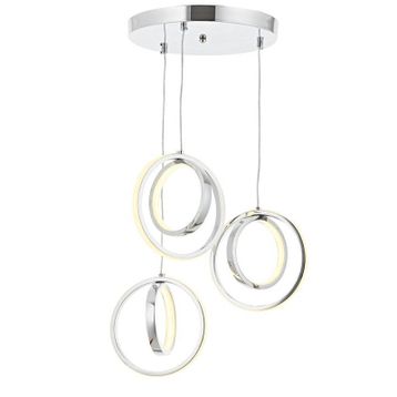 Eray Aydınlatma 1909-3 Krom 3'lü Led Avize