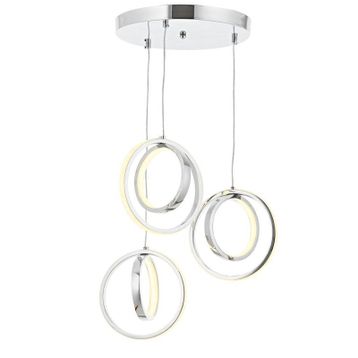 Eray Aydınlatma 1909-3 Krom 3'lü Led Avize