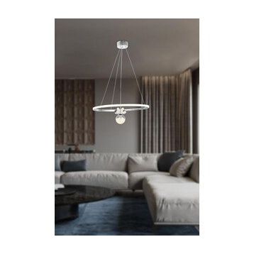 Eray Aydınlatma 2078-30 Kr Led Krom Avize