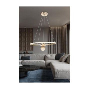 Eray Aydınlatma 2078-30 Sr Led Gold Avize