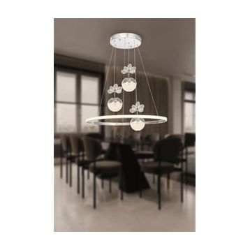 Eray Aydınlatma 2078-40 Krom 3 Toplu Led Avize