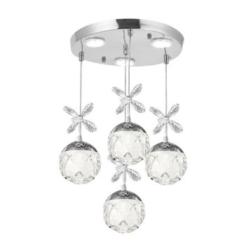 Eray Aydınlatma 2560-3+1 Krom Sarkit Led Avize