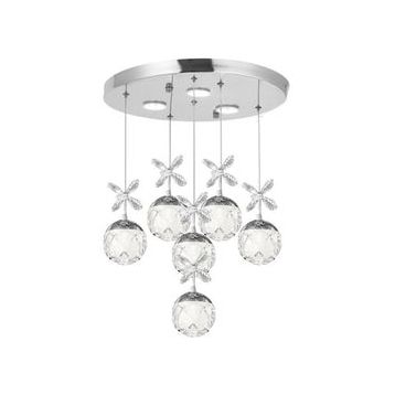 Eray Aydınlatma 2560-5+1 Krom Led Avize