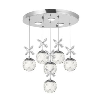 Eray Aydınlatma 2560-5+1 Krom Led Avize