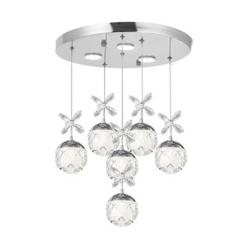 Eray Aydınlatma 2560-5+1 Krom Led Avize