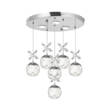 Eray Aydınlatma 2560-5+1 Krom Led Avize