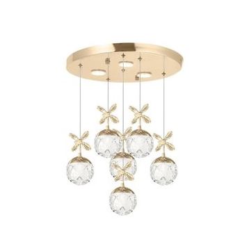 Eray Aydınlatma 2560-5+1 Sarı Led Avize