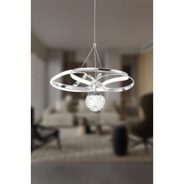 Eray Aydınlatma 2578-40 Krom Led Avize