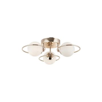 Eray Aydınlatma 3'lü Opal Camlı Rose Gold Avize