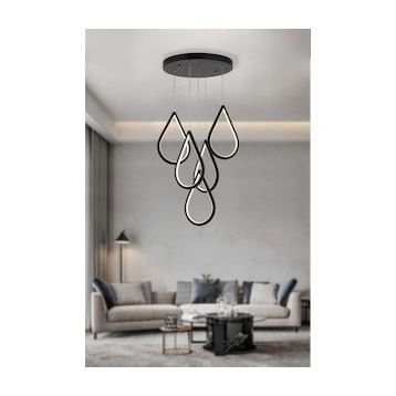 Eray Aydınlatma 4011-5 Y Siyah 5 li Led Avize