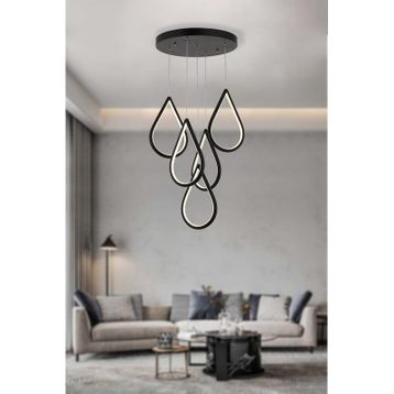 Eray Aydınlatma 4011-5 Y Siyah 5 li Led Avize