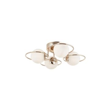 Eray Aydınlatma 4'lü Opal Camlı Rose Gold Avize