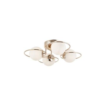 Eray Aydınlatma 4'lü Opal Camlı Rose Gold Avize