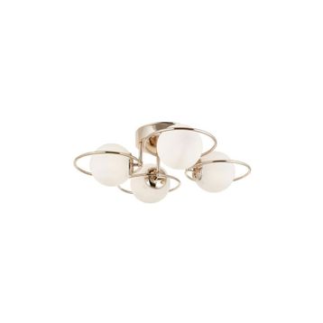 Eray Aydınlatma 4'lü Opal Camlı Rose Gold Avize