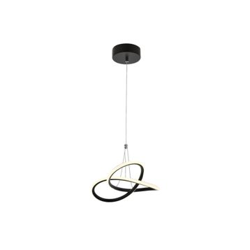 Eray Aydınlatma 9192-1 Siyah Tekli Led Avize