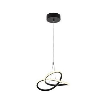 Eray Aydınlatma 9192-1 Siyah Tekli Led Avize