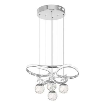 Eray Aydınlatma 9225-40 Krom 4 Toplu Led Avize