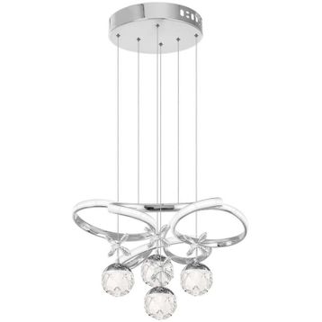 Eray Aydınlatma 9225-40 Krom 4 Toplu Led Avize