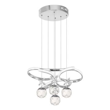 Eray Aydınlatma 9225-40 Krom 4 Toplu Led Avize