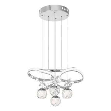 Eray Aydınlatma 9225-40 Krom 4 Toplu Led Avize