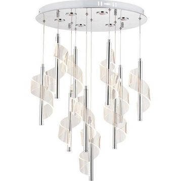 Eray Aydınlatma P7077-10 10'lu Krom Sarkıt Led Avize