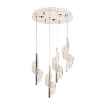 Eray Aydınlatma P7077-3+1 4'lü Krom Sarkıt Led Avize