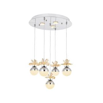 Eray Aydınlatma Powerled 9178-4+1+3R Krom 5 Li Avize