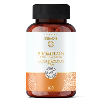 Erbatab Bromelain Krom Pikolinat 60 Kapsül