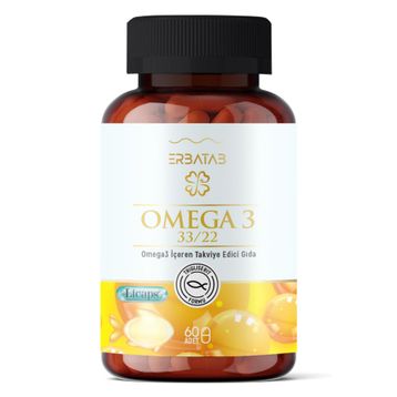 Erbatab Omega-3 60 Kapsül Balık Yağı