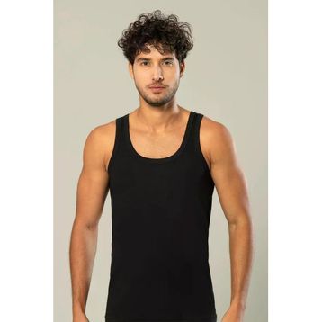 Erdem 1110 Ribana Askılı Siyah 6 Adet Erkek Atlet