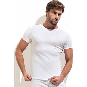 Erdem 1197 Ribana Sıfır Yaka Beyaz Erkek Fanila