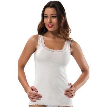 Erdem 2232 Dantelli Beyaz Kadın Atlet