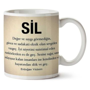 Erdoğan Yıldırım Sil Baskılı Kupa