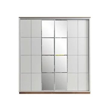 Erezoğulları 200x60x214 Beyaz Efsane Sürgülü Aynalı Gardırop