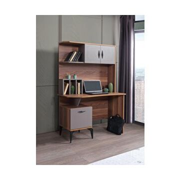 Erezoğulları Defne 110x60x165 cm Kitaplıklı Çalışma Masası