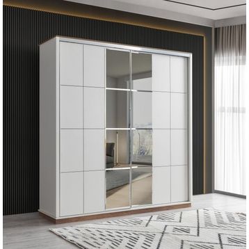 Erezoğulları Efsane Sürgülü Aynalı 200x60x214 CM Gardırop