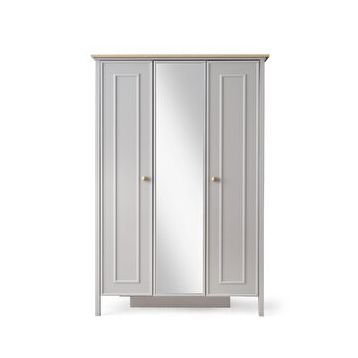 Erezoğulları Yakamoz Sis Gri 3 Kapaklı 133x56x201 CM Gardırop