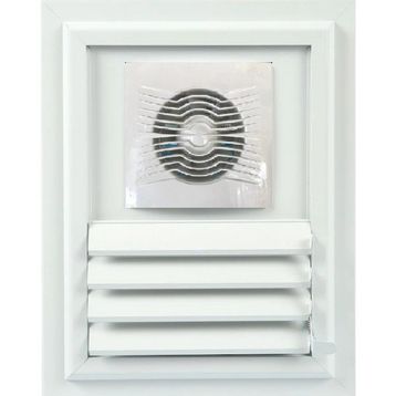 Erfur Aspiratörlü Fanlı Alüminyum Hareketli Yüzeysel 40x40 Banyo Wc Menfezi
