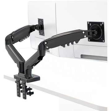 Ergoflex NB F160 17-27" Çift Kol 2-9 kg Amortisörlü Monitör Standı