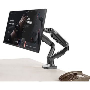 Ergoflex NB F160 17-27" Çift Kol 2-9 kg Amortisörlü Monitör Standı