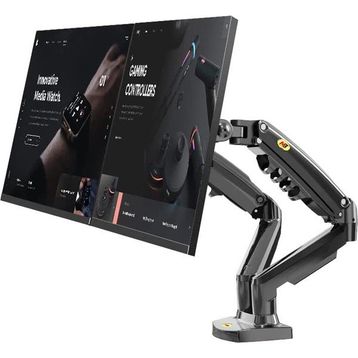Ergoflex NB F160 17-27" Çift Kol 2-9 kg Amortisörlü Monitör Standı