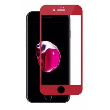 Erkan İletişim Apple İphone 7-8 Kırmızı Ekranı Tam Kaplayan 5d Cam Ekran Koruyucu