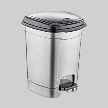 Erkoç E253 2 No 12 lt Plastik Pedallı Çöp Kovası