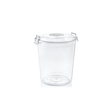 Erkoç E582 50 lt Plastik Battal Şeffaf Bakliyat Kovası