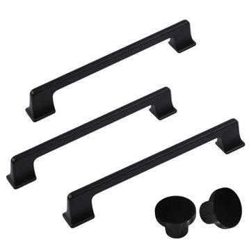 Erkul 2503-Gediz 160 mm Mat Siyah Mobilya Kulp