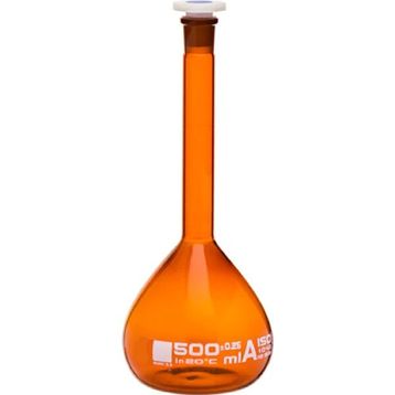 Erlab 10 ml Amber Renk Cam Balon Joje