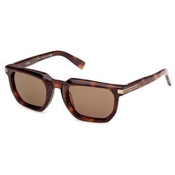 Ermenegildo Zegna 0240 52J Alaca Kahverengi Erkek Güneş Gözlüğü